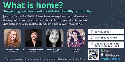 What is home? Storytelling and conversation with the disability community